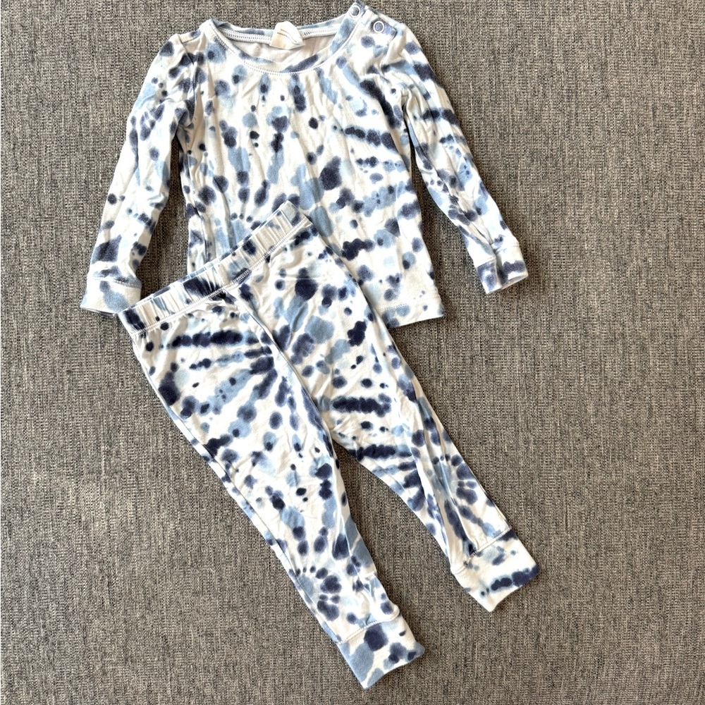 Angel Dear x Spearmint Love two piece tie dye pajama set